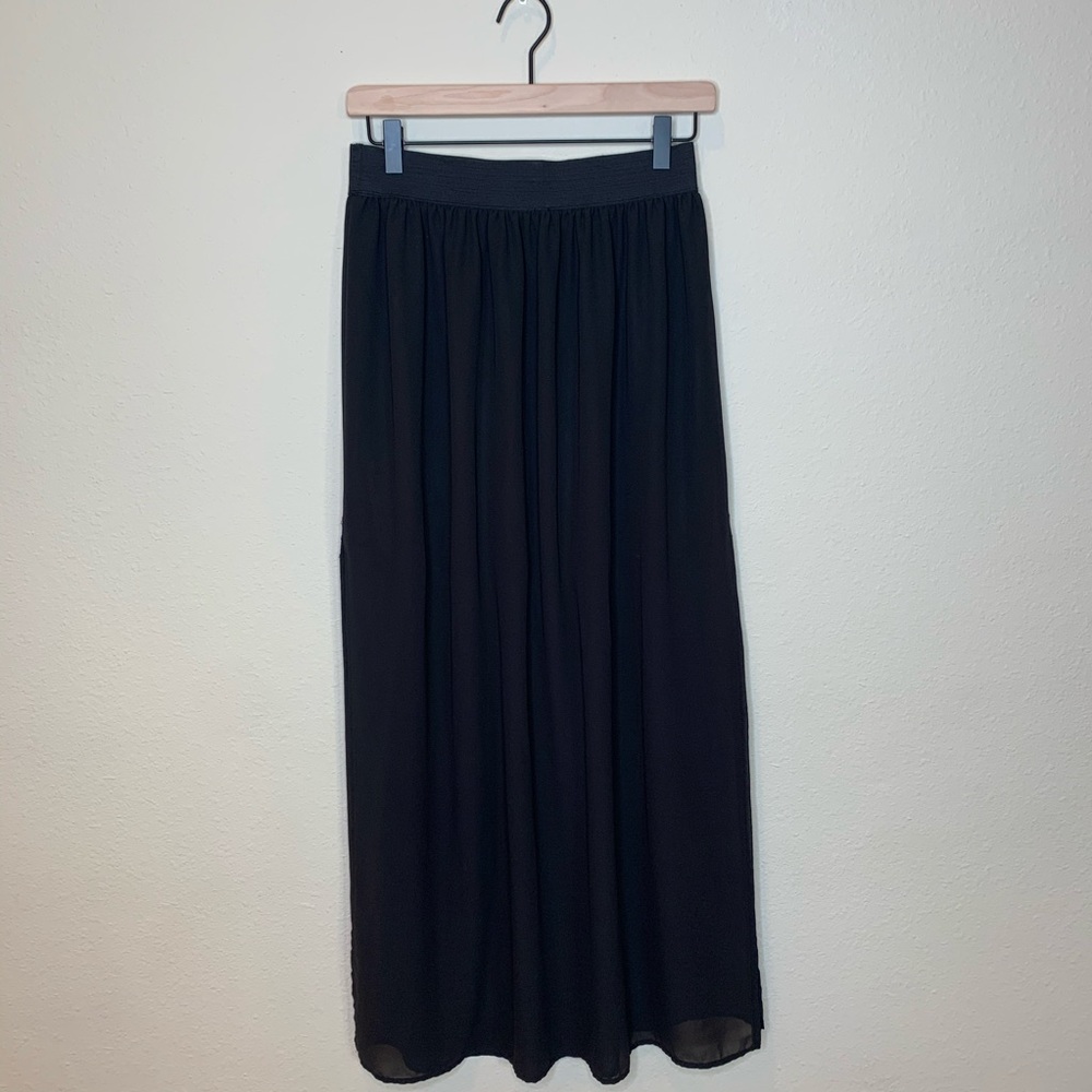 Nine Bird | Long Black Skirt | Medium